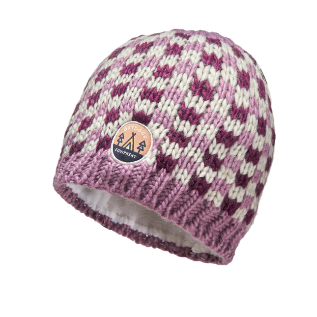 Gorro Lippi Mini Fernie Niño Vino Tejido Calce Ajustado