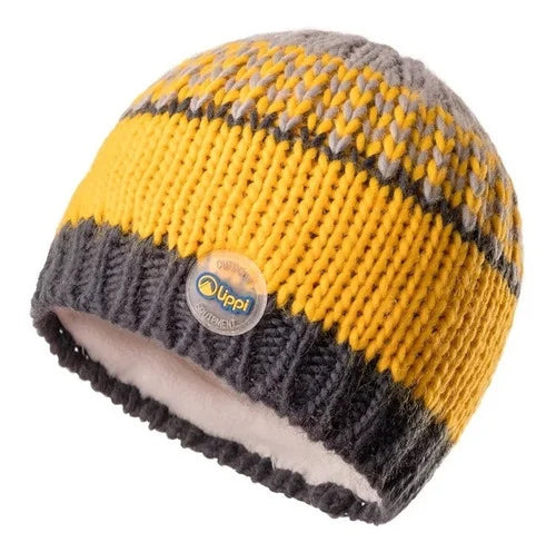 Gorro Beanie Lippi Mini Fernie Niño Amarillo Polar Interior