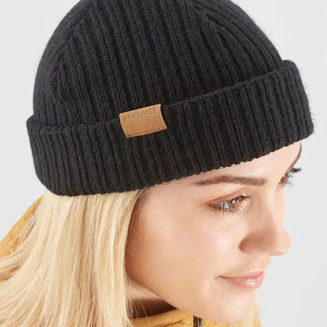Gorro Salomon Outlife Fisherman Beanie Negro Unisex Invierno