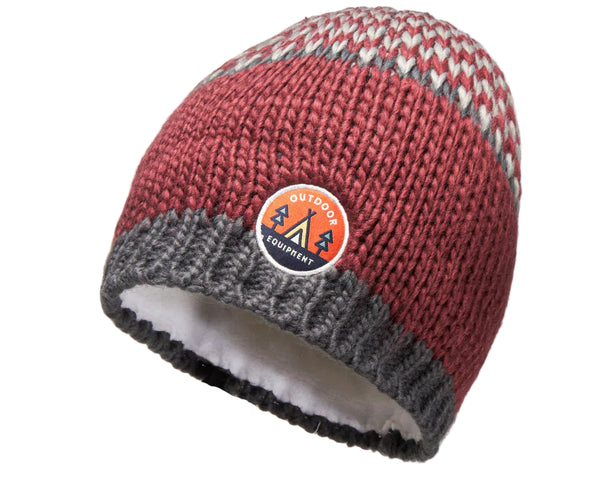 Gorro Bebé Niño Burdeo