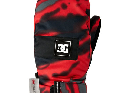 Guante Mitón DC Franchise Youth Niño Negro Rojo Nieve