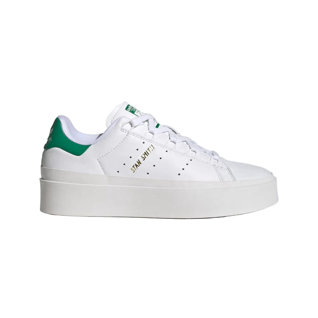 Zapatilla Adidas Stan Smith Bonega Mujer Blanco Verde Plataforma