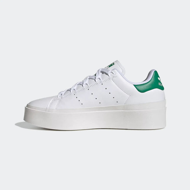 Zapatilla Adidas Stan Smith Bonega Mujer Blanco Verde Plataforma