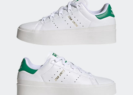 Zapatilla Adidas Stan Smith Bonega Mujer Blanco Verde Plataforma