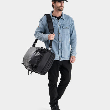 BOLSO MOCHILA GNOMO HEDEVAN PU IMPERMEABLE NEGRO 45L