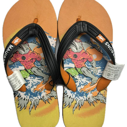 HAWAIANAS NIÑO MAUI AND SONS FULL PRINT NARANJO