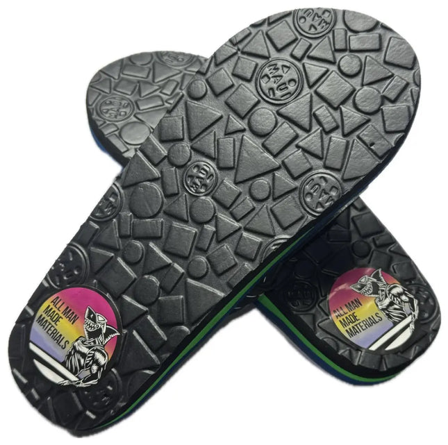 HAWAIANAS NIÑO MAUI AND SONS FULL PRINT BLUE