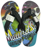 HAWAIANAS NIÑO MAUI AND SONS FULL PRINT BLUE