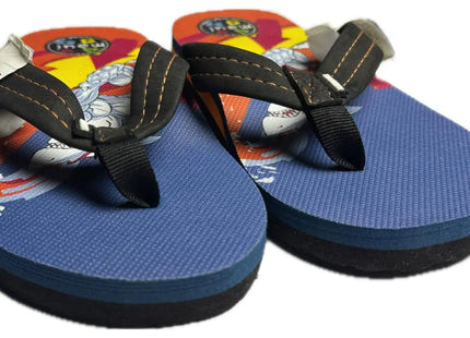 HAWAIANAS NIÑO MAUI AND SONS FULL PRINT ORANGE BLUE