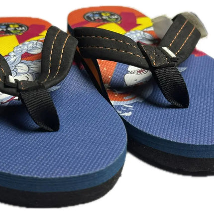 HAWAIANAS NIÑO MAUI AND SONS FULL PRINT ORANGE BLUE