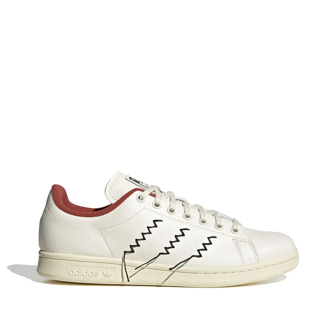 Zapatilla Adidas Stan Smith Disney Pinocho Unisex Crema Burdeo