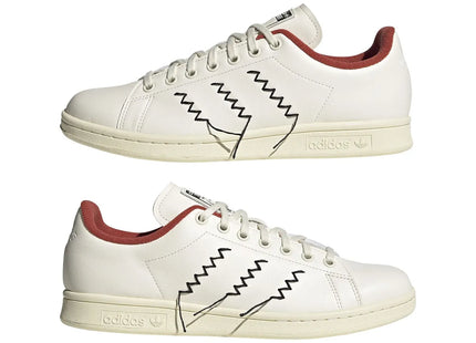 Zapatilla Adidas Stan Smith Disney Pinocho Unisex Crema Burdeo