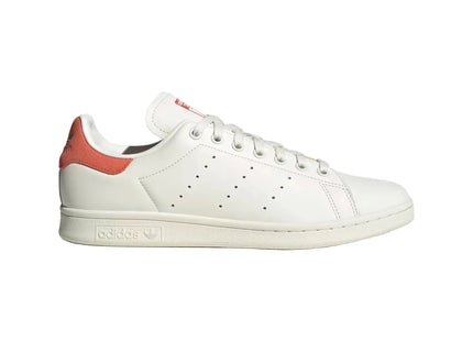Zapatilla Adidas Stan Smith Hombre Blanco Cuero Rojo Clásica