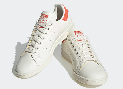 Zapatilla Adidas Stan Smith Hombre Blanco Cuero Rojo Clásica