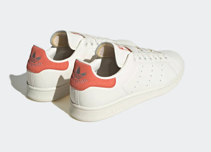 Zapatilla Adidas Stan Smith Hombre Blanco Cuero Rojo Clásica