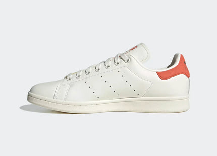 Zapatilla Adidas Stan Smith Hombre Blanco Cuero Rojo Clásica