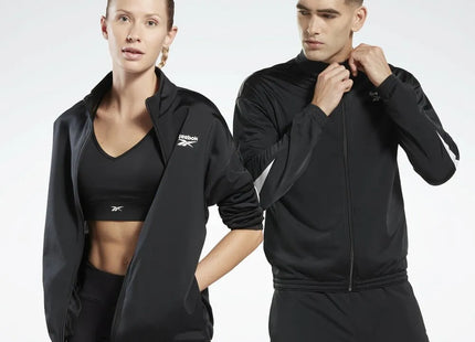 Chaqueta Reebok Vector Knit Tracktop Unisex Negro