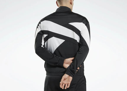 Chaqueta Reebok Vector Knit Tracktop Unisex Negro