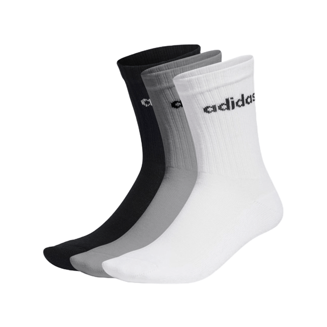 Calcetines Adidas Acolchados Linear Crew 3 Pares IC1302