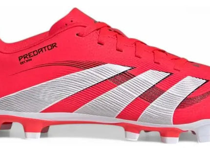 Zapatos de Fútbol Adidas Predator Club FG/MG Hombre Rojo/Blanco
