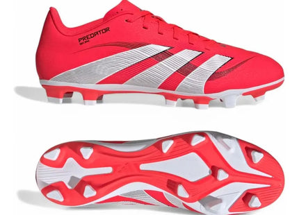 Zapatos de Fútbol Adidas Predator Club FG/MG Hombre Rojo/Blanco