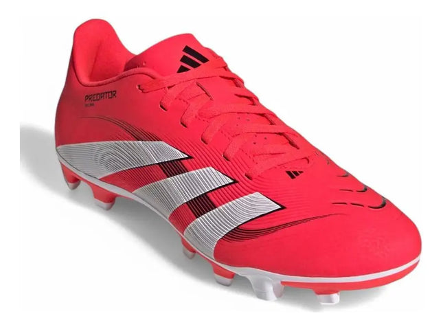 Zapatos de Fútbol Adidas Predator Club FG/MG Hombre Rojo/Blanco