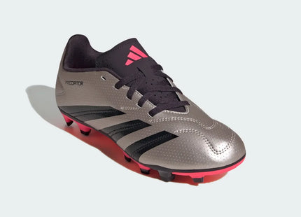 Zapatos de Fútbol Adidas Predator Club FXG Niño Platinum/Turbo