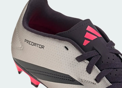 Zapatos de Fútbol Adidas Predator Club FXG Niño Platinum/Turbo