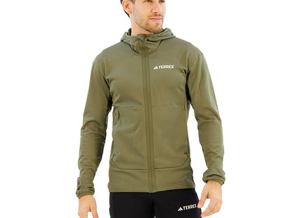 Polar Adidas Terrex Xperior Light Hombre Verde Oliva Flooce Reciclado