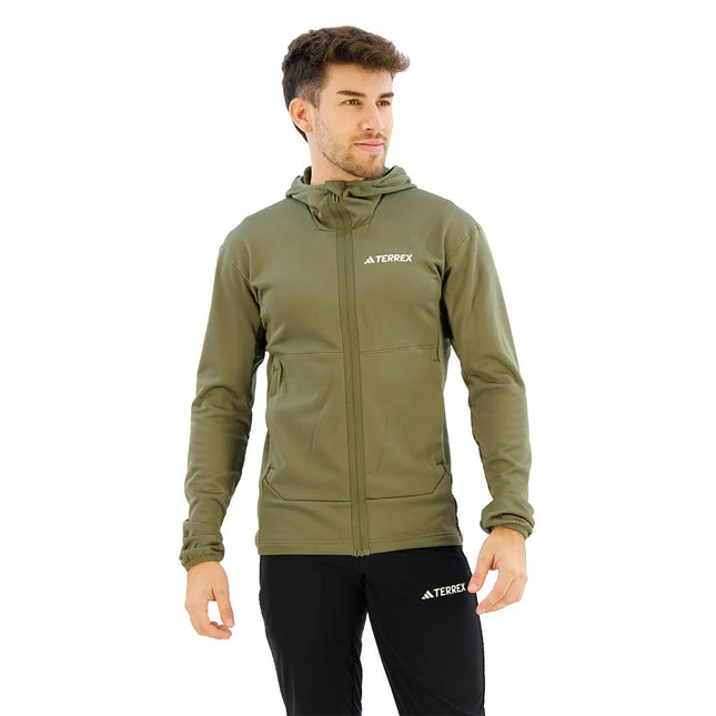 Polar Adidas Terrex Xperior Light Hombre Verde Oliva Flooce Reciclado