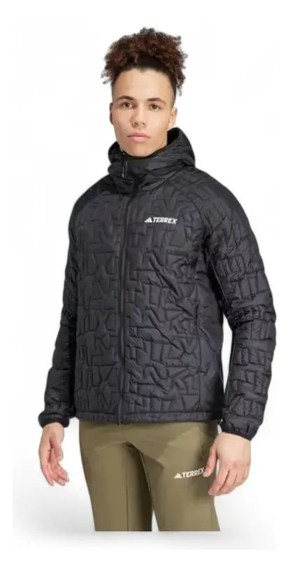 Chaqueta Adidas Terrex Xperior Light Hombre Negro PrimaLoft Reciclado