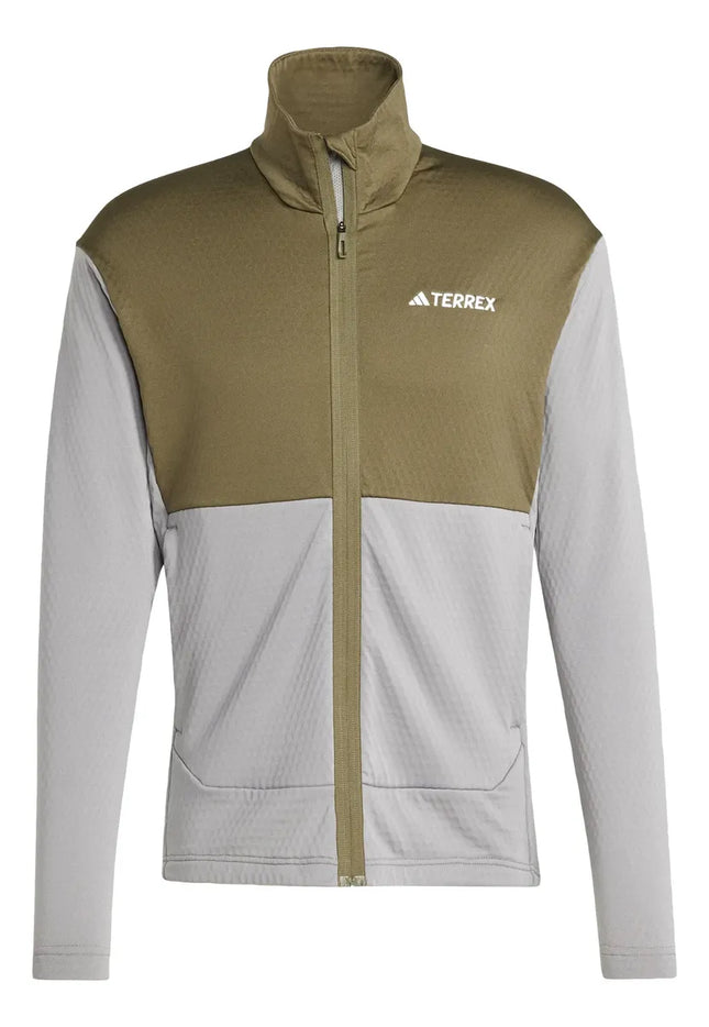 Polar Adidas Terrex MT LT Flooce Hombre Verde Militar Reciclado