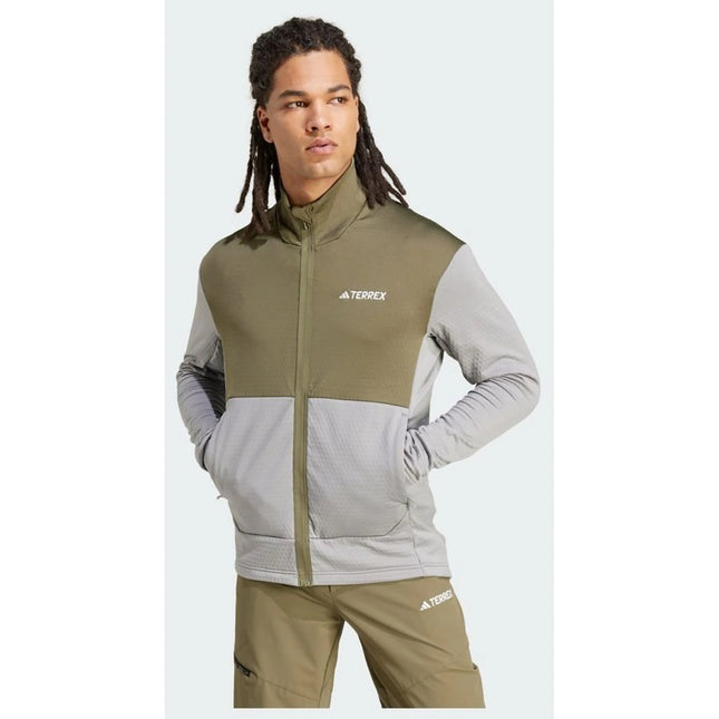 Polar Adidas Terrex MT LT Flooce Hombre Verde Militar Reciclado