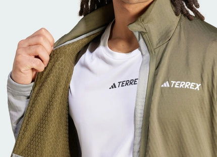 Polar Adidas Terrex MT LT Flooce Hombre Verde Militar Reciclado