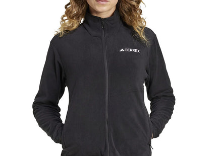 Polar Adidas Terrex MT Full Zip Mujer Negro Fleece Reciclado