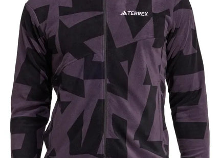 Polar Adidas Terrex MT AOP Fleece Hombre Negro Aurora Reciclado