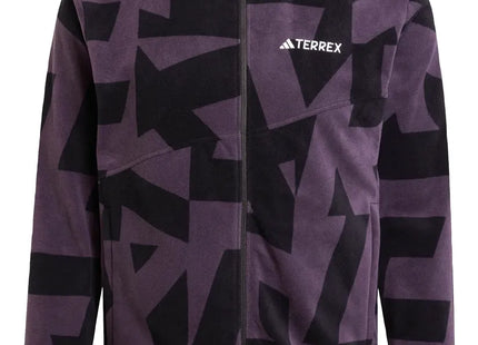 Polar Adidas Terrex MT AOP Fleece Hombre Negro Aurora Reciclado