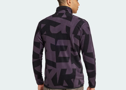 Polar Adidas Terrex MT AOP Fleece Hombre Negro Aurora Reciclado