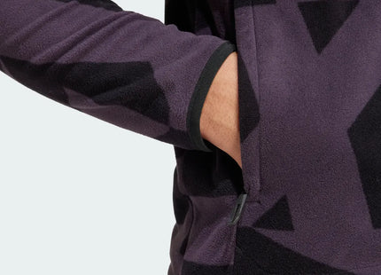 Polar Adidas Terrex MT AOP Fleece Hombre Negro Aurora Reciclado