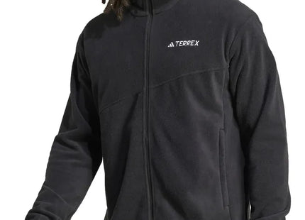 Polar Adidas Terrex MT Full Zip Hombre Negro Fleece Reciclado