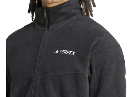 Polar Adidas Terrex MT Full Zip Hombre Negro Fleece Reciclado