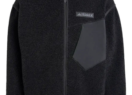 Polar Adidas Terrex Xploric Pile Fleece Hombre Negro Reciclado