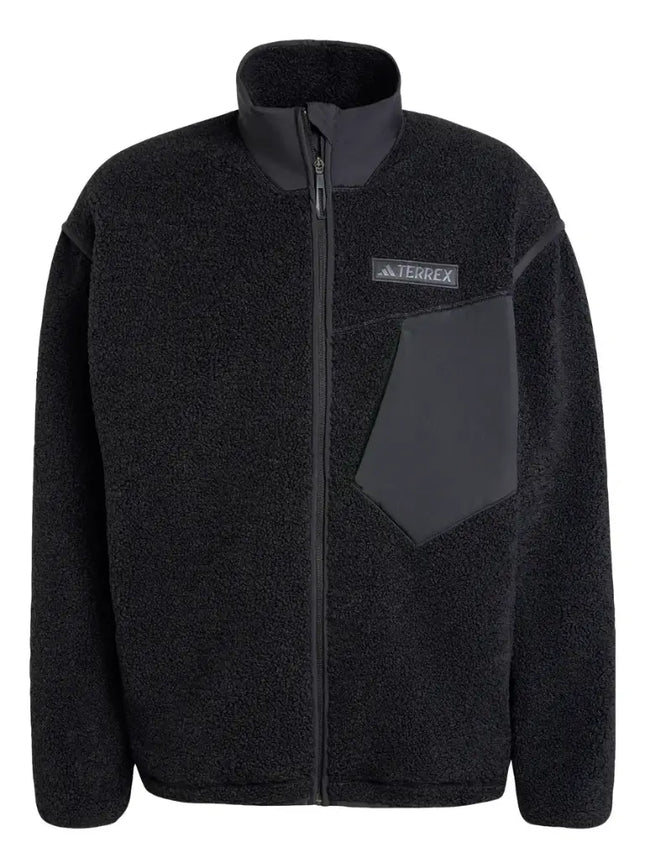 Polar Adidas Terrex Xploric Pile Fleece Hombre Negro Reciclado