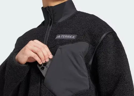 Polar Adidas Terrex Xploric Pile Fleece Hombre Negro Reciclado