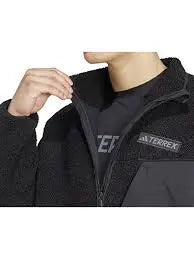 Polar Adidas Terrex Xploric Pile Fleece Hombre Negro Reciclado