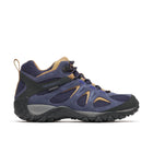 Botín Merrell Yokota 2 Mid WP Hombre Azul Marino Café Impermeable