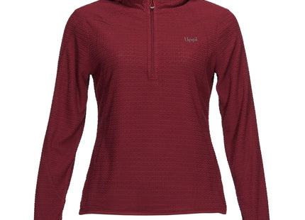 Poleron Mujer Jacaranda Nano-F 1/4 Zip Hoody Frambuesa Lippi