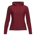 Poleron Mujer Jacaranda Nano-F 1/4 Zip Hoody Frambuesa Lippi