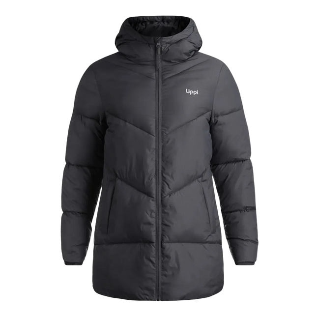 Chaqueta Mujer Lippi Long Line SteamPro Negra