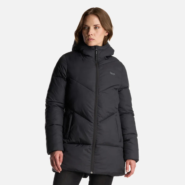 Chaqueta Mujer Lippi Long Line SteamPro Negra